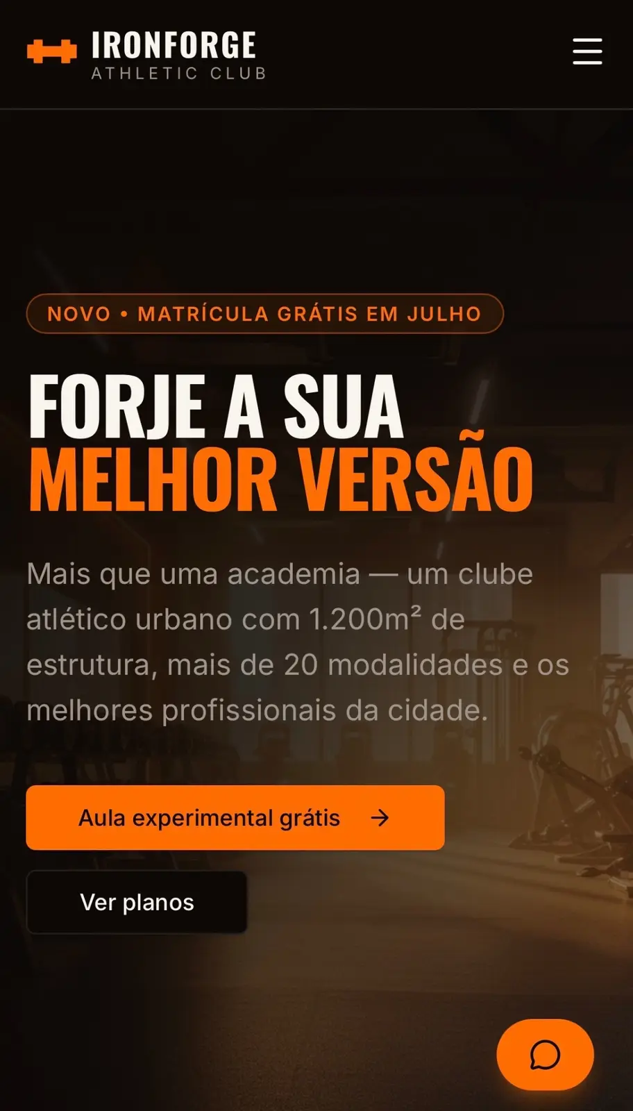 Preview do modelo IronForge